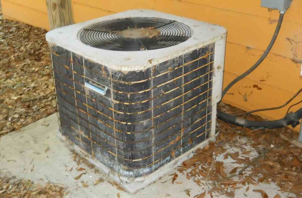 Does a New AC Increase Home Value - Old AC Unit